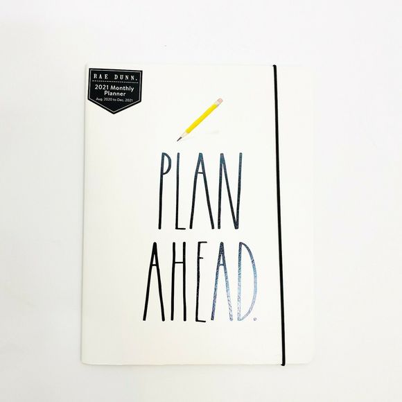 Rae Dunn Office Rae Dunn Plan Ahead Monthly Calendar Planner 22 Poshmark